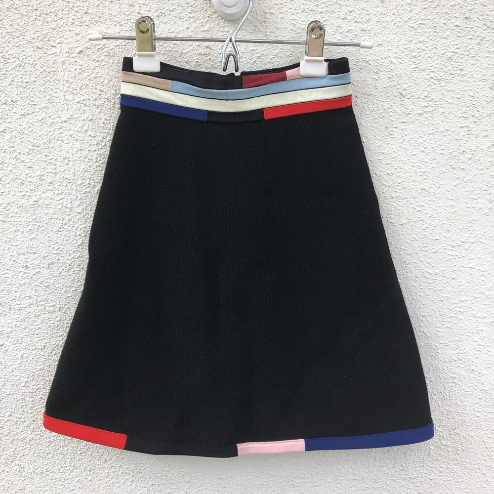Christopher Kane Womens A-Line Multicolor Trim Runway Short Skirt XS $735